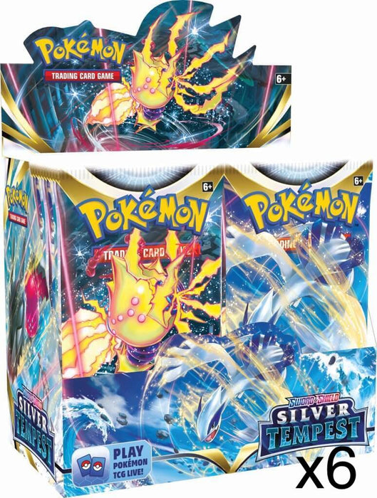 Pokemon - Silver Tempest Booster Box (Sealed Case of 6)